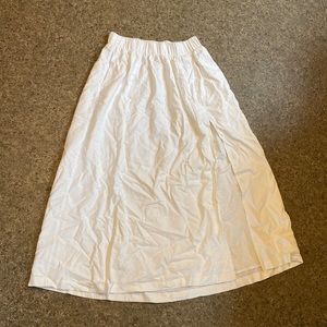 abercrombie white skirt